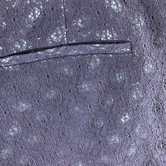 LC Lauren Conrad Navy Blue Lace High Rise Shorts Size 16 - Picture 5 of 9